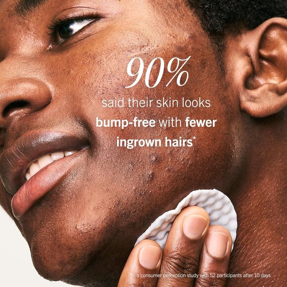 Ingrown Hair Pads with BHA + AHA - Aftershave Treatment Pads to Help Prevent Raz - Picture 6 of 10